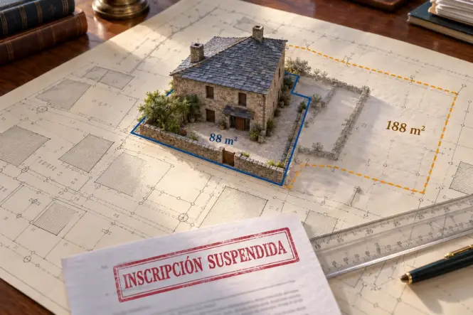 La Dirección General de Seguridad Jurídica y Fe Pública confirma la suspensión de la inscripción de un exceso de cabida en el Registro de Astorga