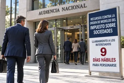 La Audiencia Nacional admite dos recursos contra la orden de modelos del Impuesto sobre Sociedades