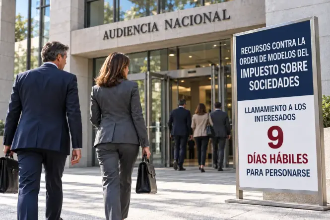 La Audiencia Nacional admite dos recursos contra la orden de modelos del Impuesto sobre Sociedades
