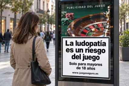 El regulador del juego sustituye el «juega con responsabilidad» por tres mensajes sobre ludopatía y pérdidas