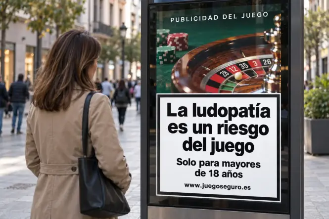 El regulador del juego sustituye el «juega con responsabilidad» por tres mensajes sobre ludopatía y pérdidas