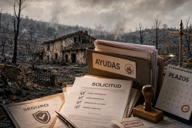 Después del incendio. Una guía legal para los afectados