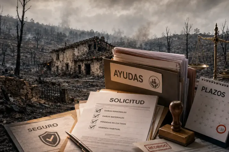 Después del incendio. Una guía legal para los afectados